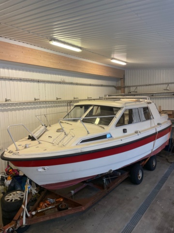 934717-1 Flipper 760 -1984 ink boat trailer