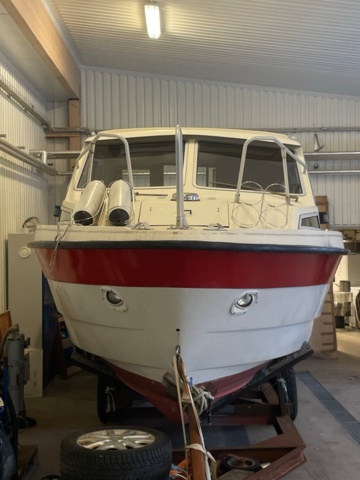 934717-5 Flipper 760 -1984 ink boat trailer