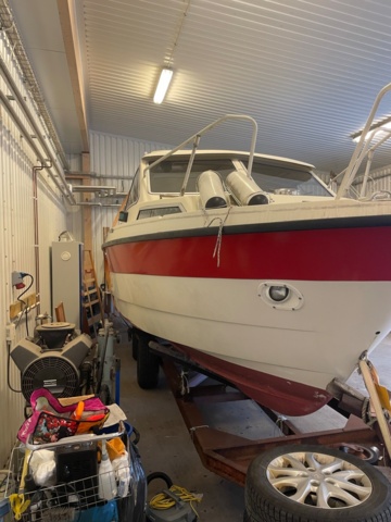 934717-6 Flipper 760 -1984 ink boat trailer