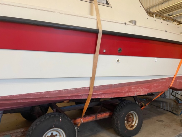 934717-10 Flipper 760 -1984 ink boat trailer