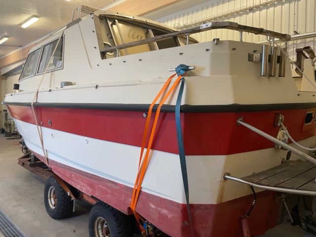 934717-14 Flipper 760 -1984 ink boat trailer