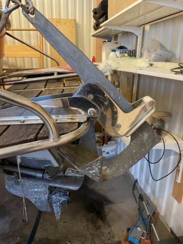 934717-17 Flipper 760 -1984 ink boat trailer