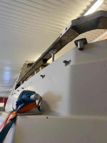 934717-19 Flipper 760 -1984 ink boat trailer