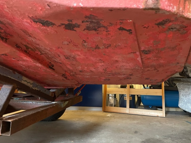 934717-59 Flipper 760 -1984 ink boat trailer