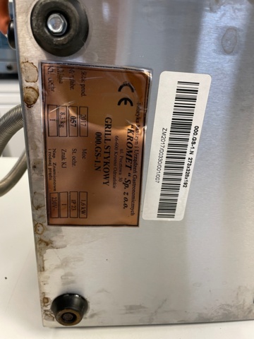 979461-4 Clamp grill Metos Chrome