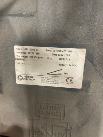 934777-16 Nilfisk SR 1000S