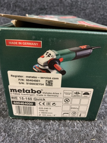 980108-3 Angle grinder Metabo WE 15-150 QUICK