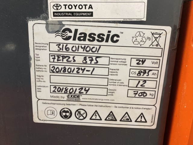 949083-18 Electric truck Toyota 7FBEST15 (1500kg)