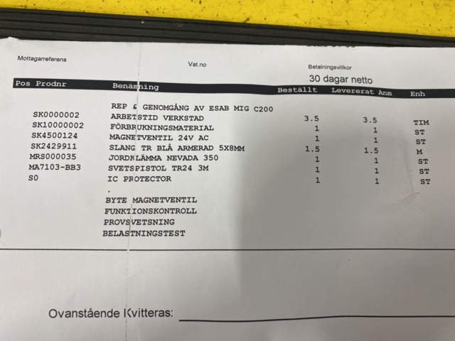 949087-11 Migweld ESAB Mig C200