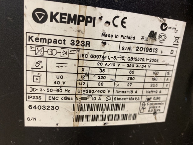 949089-10 Migsvets Kemppi Kempact 323R