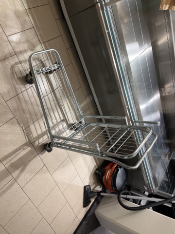 897017-2 Pick trolley/shop trolley, 860x530x1010 mm, 300 kg.