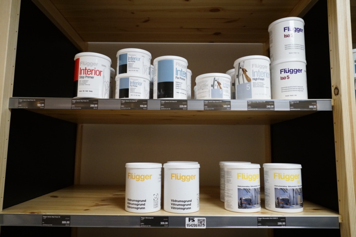 954206-1 Lot with mixed colors for, among other things. Wet room from Flügger