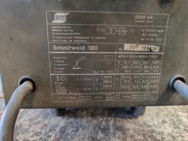 976262-5 Migsvets Esab Smashweld 180