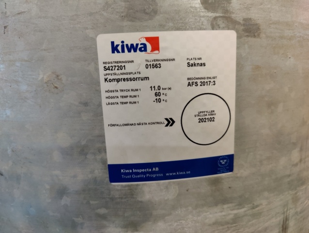 976264-12 Skruvkompressor Atlas Copco GA11VSD+FF