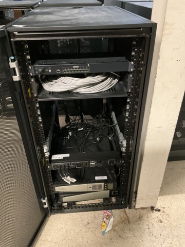 961409-3 4 server/computer cabinets IBM on wheels