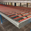 961433-2 Pallet rack with roller tracks