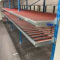 961433-7 Pallet rack with roller tracks