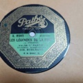 887947-2 Large stone cake / gramophone record collection