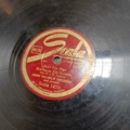 887947-3 Large stone cake / gramophone record collection