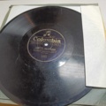 887947-19 Large stone cake / gramophone record collection