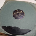 887947-21 Large stone cake / gramophone record collection