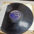 887947-23 Large stone cake / gramophone record collection