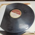 887947-28 Large stone cake / gramophone record collection