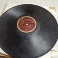 887947-32 Large stone cake / gramophone record collection
