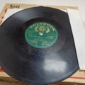 887947-36 Large stone cake / gramophone record collection