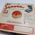 887947-37 Large stone cake / gramophone record collection