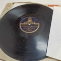 887947-53 Large stone cake / gramophone record collection