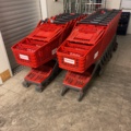 897005-4 Shopping carts approx. 30 pcs. Purchased in 2022