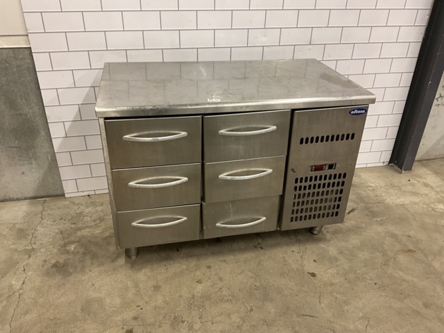 961496-1 Cooling bench with six drawers ACONA