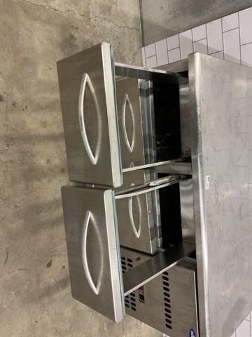 961496-5 Cooling bench with six drawers ACONA