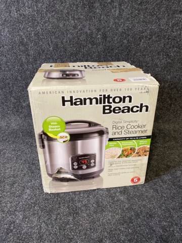 980230-3 Hamilton Beach Digital Simplicity Rice Cooker