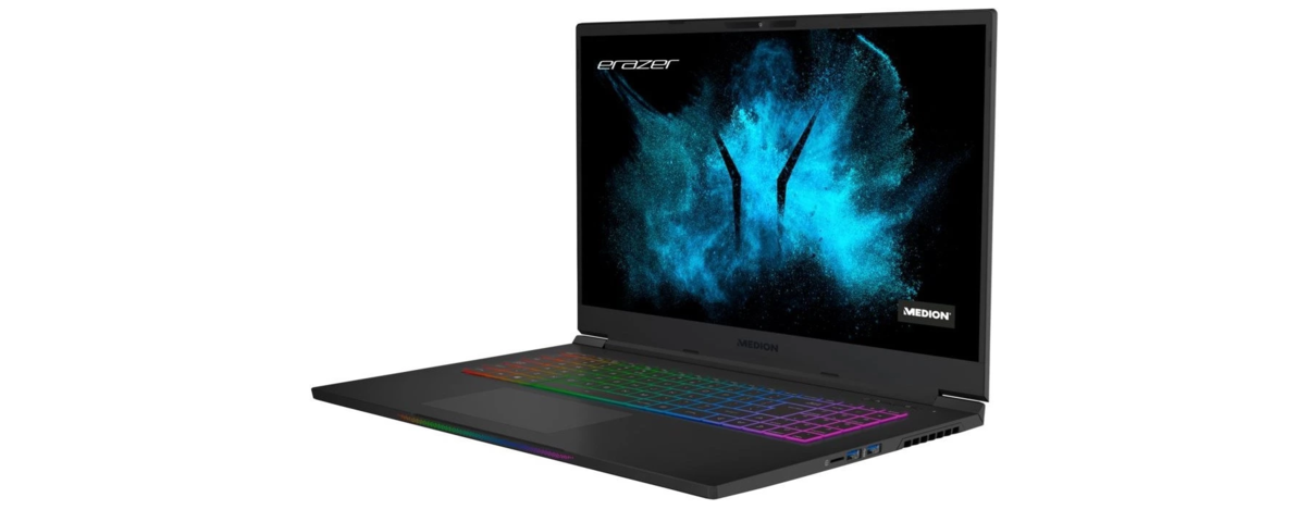 981466-2 17.3" gaming laptop with 5th Gen. Ryzen 7 & RTX 3070 Medion ERAZER Beast X25