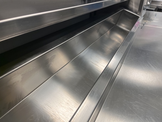 962528-7 Kylbänk med draglådor, kylränna 165x70x87