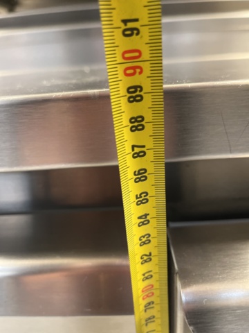 962528-15 Kylbänk med draglådor, kylränna 165x70x87