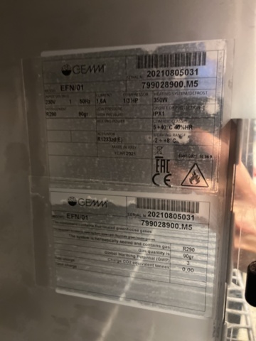 962551-5 Refrigerator from Coolpart By GEMM