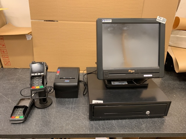 940834-1 Cash system Prox Ancon with cash drawer, receipt printer, card terminals