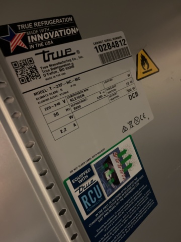 962580-5 Freezer from True T-23F-HC