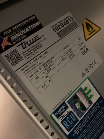 962580-7 Freezer from True T-23F-HC