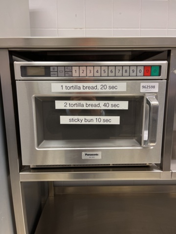 962598-4 Panasonic NE-1653 Microwave