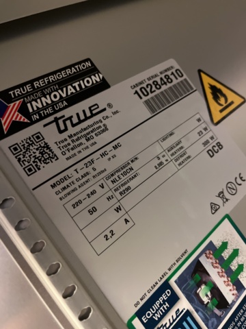962600-5 Freezer from True T-23F-HC