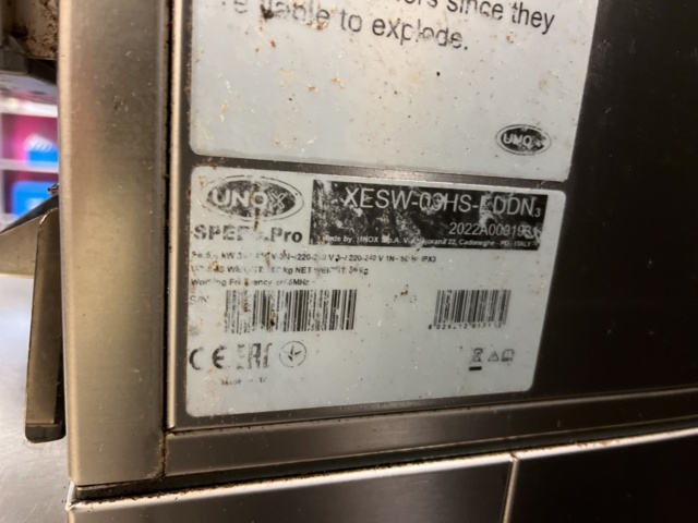 962605-6 UnoX Speed.Pro Oven 60x80x53 cm