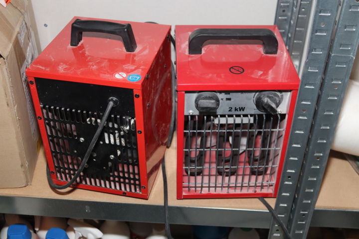 981815-1 Heating fans Voltomat 2,000 W, 2 pcs