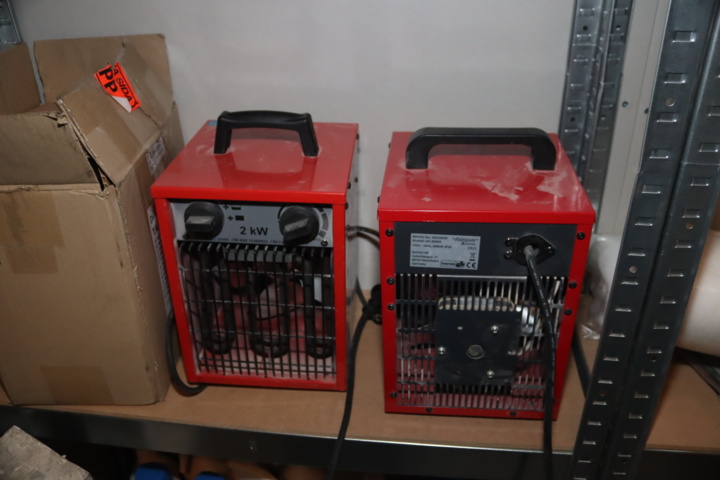 981815-2 Heating fans Voltomat 2,000 W, 2 pcs