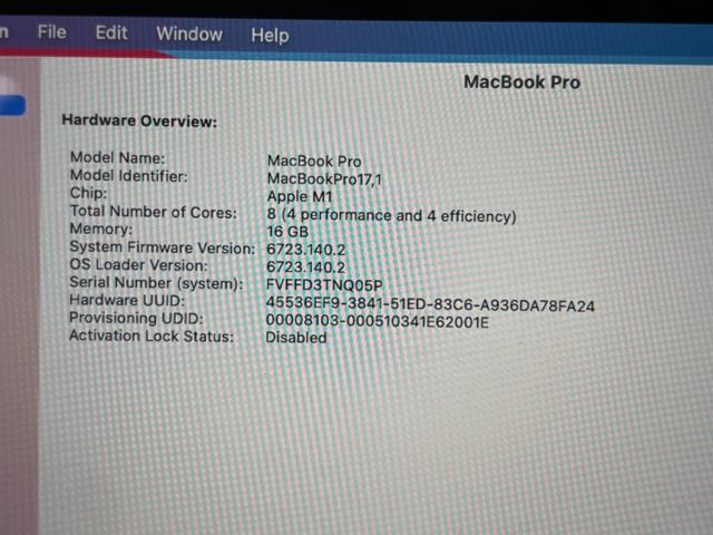 869529-15 MacBook Pro (13-inch, M1, 2020)