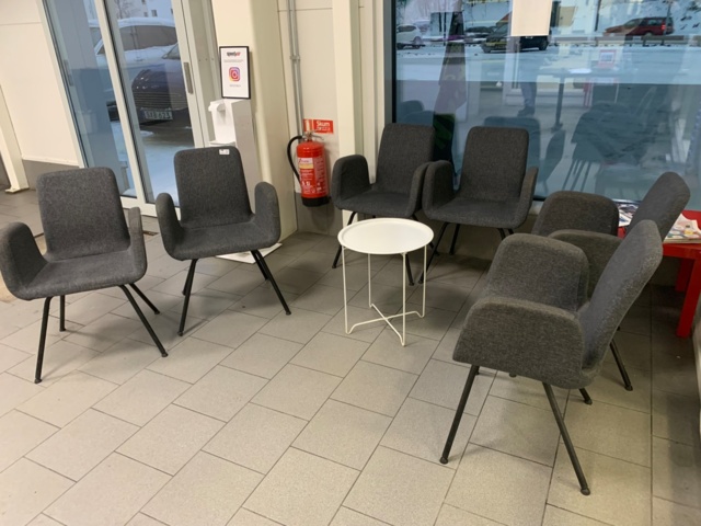 956088-1 6 visitor chairs Ikea Patrik