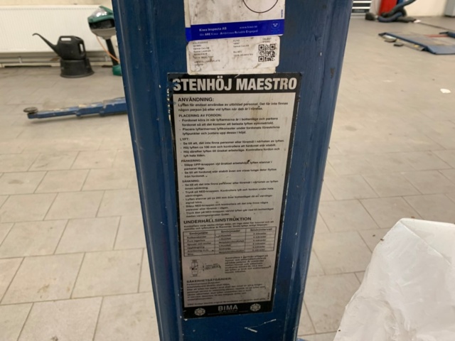 956091-4 2 pillar lift Stone lift Maestro 5 tons